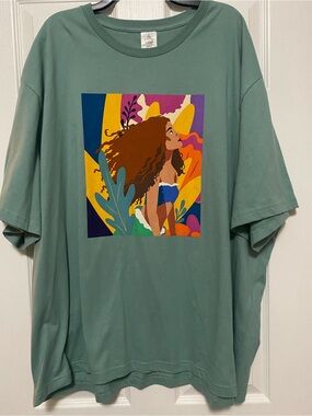 Disney Ariel Teal Crewneck Tee